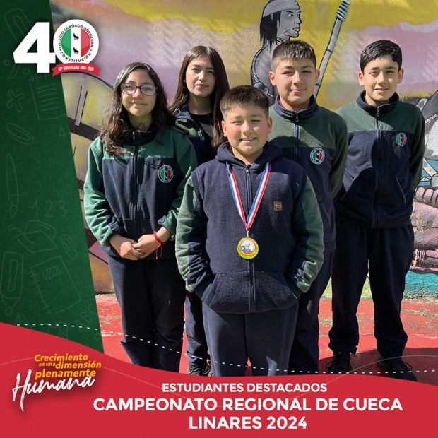 ESTUDIANTES DESTACADOS regional de cueca linares 2024